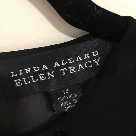 LINDA ALLARD silk heavily beaded blouse AB6 - Picture 4 of 4